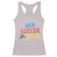 USA Soccer Mode Racerback Tank Top United States Team Pride