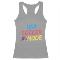 USA Soccer Mode Racerback Tank Top United States Team Pride