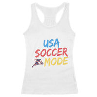USA Soccer Mode Racerback Tank Top United States Team Pride