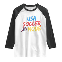 USA Soccer Mode Raglan Shirt United States Team Pride