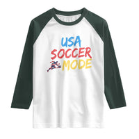 USA Soccer Mode Raglan Shirt United States Team Pride