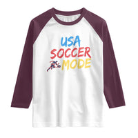 USA Soccer Mode Raglan Shirt United States Team Pride