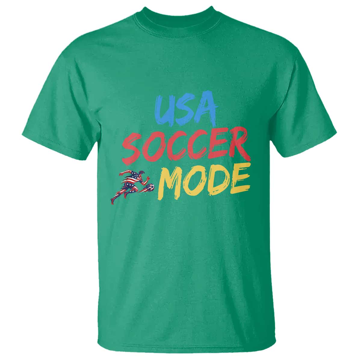 USA Soccer Mode T Shirt United States Team Pride