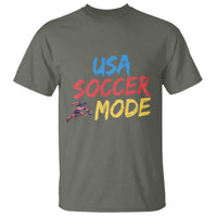 USA Soccer Mode T Shirt United States Team Pride