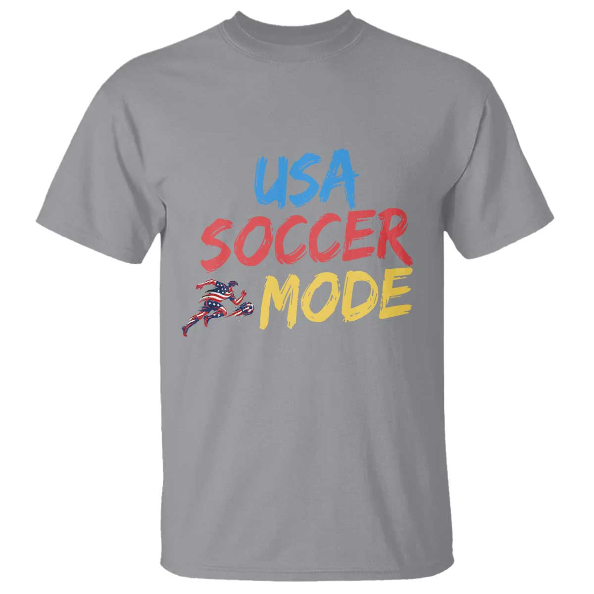 USA Soccer Mode T Shirt United States Team Pride