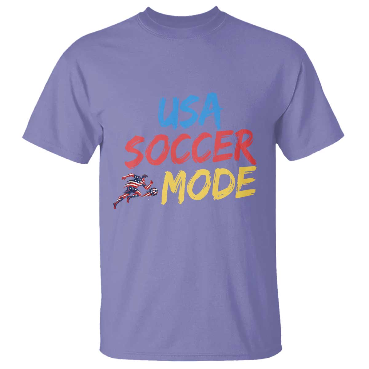 USA Soccer Mode T Shirt United States Team Pride