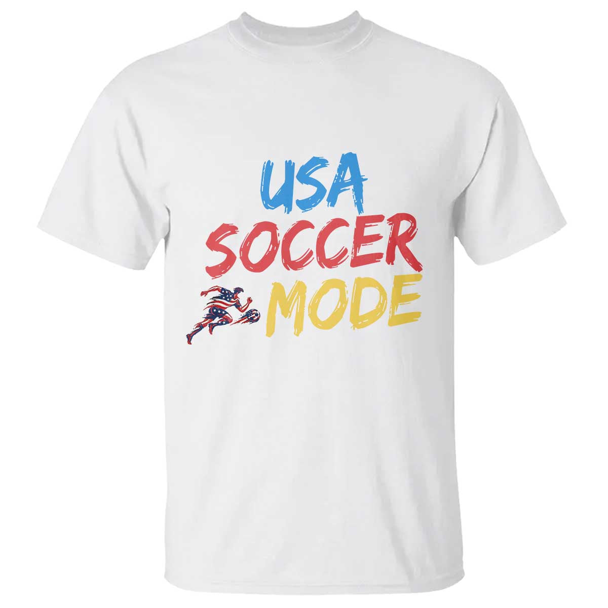 USA Soccer Mode T Shirt United States Team Pride