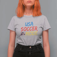 USA Soccer Mode T Shirt For Women United States Team Pride