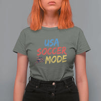 USA Soccer Mode T Shirt For Women United States Team Pride