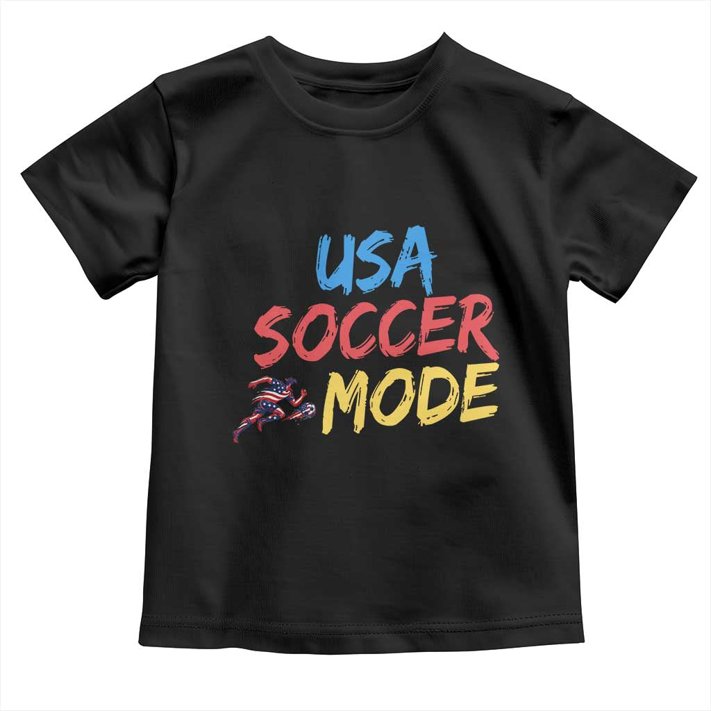 USA Soccer Mode Toddler T Shirt United States Team Pride