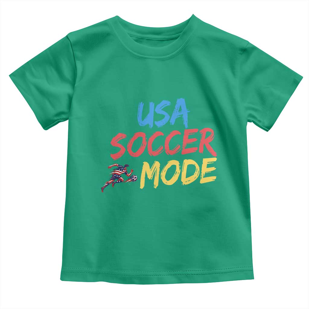 USA Soccer Mode Toddler T Shirt United States Team Pride