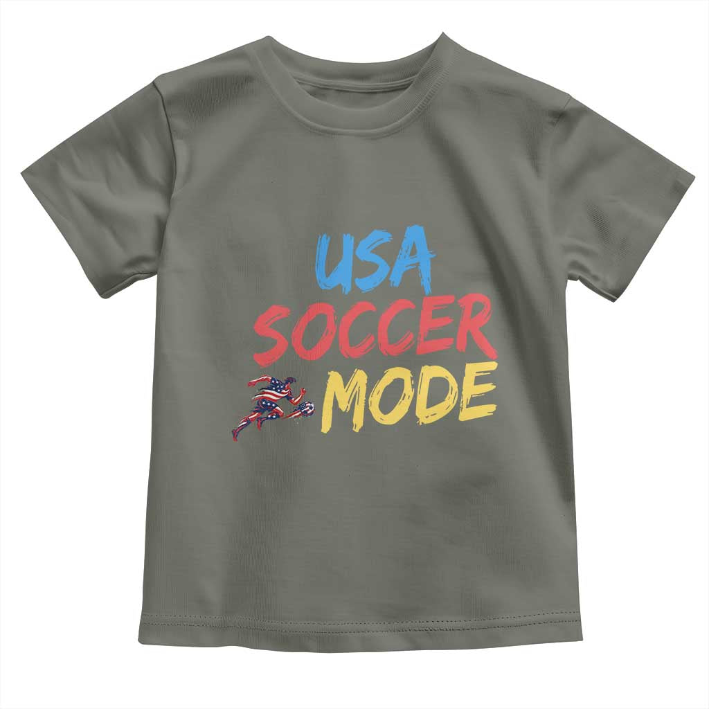 USA Soccer Mode Toddler T Shirt United States Team Pride
