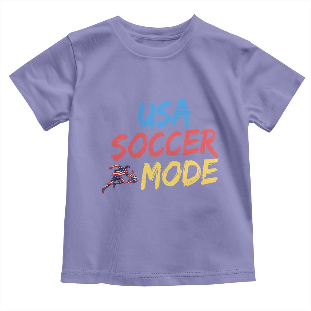 USA Soccer Mode Toddler T Shirt United States Team Pride
