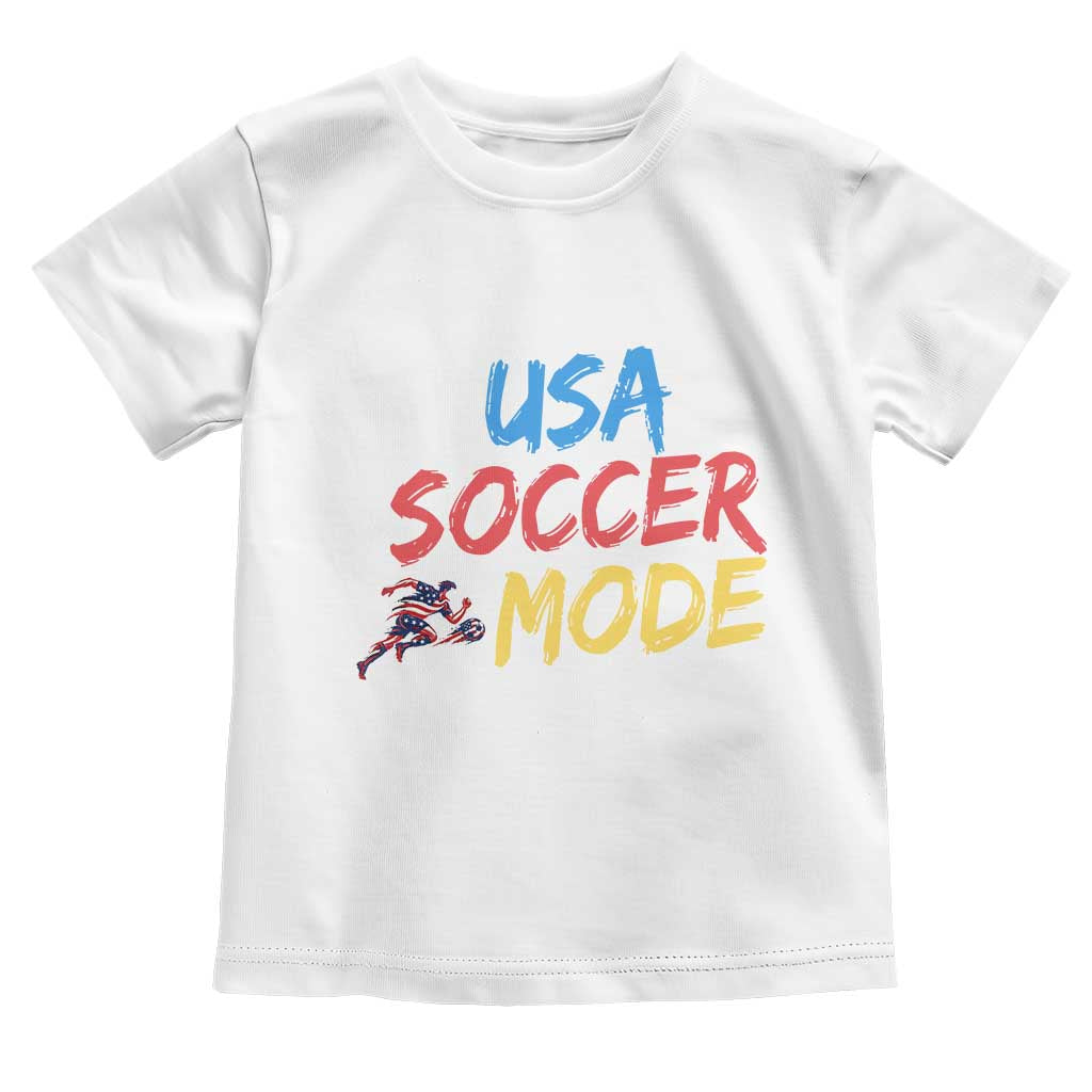 USA Soccer Mode Toddler T Shirt United States Team Pride