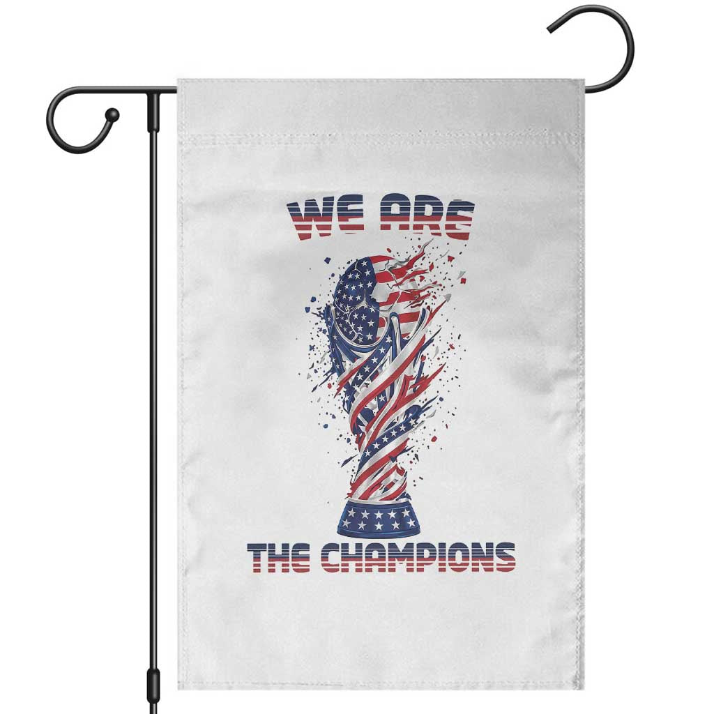 We Are Champions Garden Flag USA Soccer Lover Gift