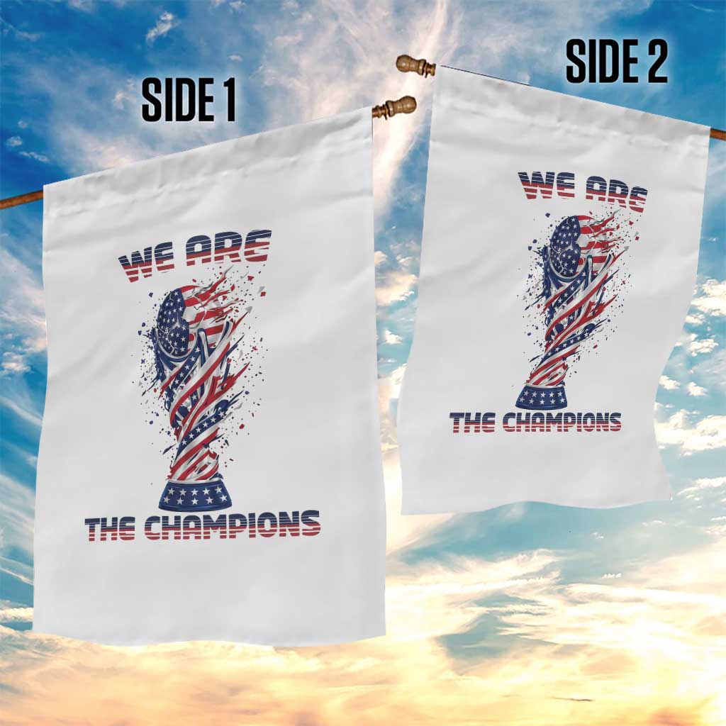 We Are Champions Garden Flag USA Soccer Lover Gift
