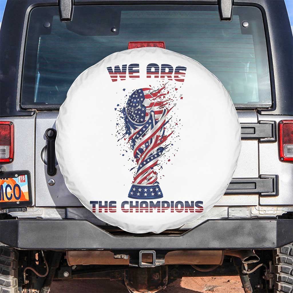 We Are Champions Spare Tire Cover USA Soccer Lover Gift