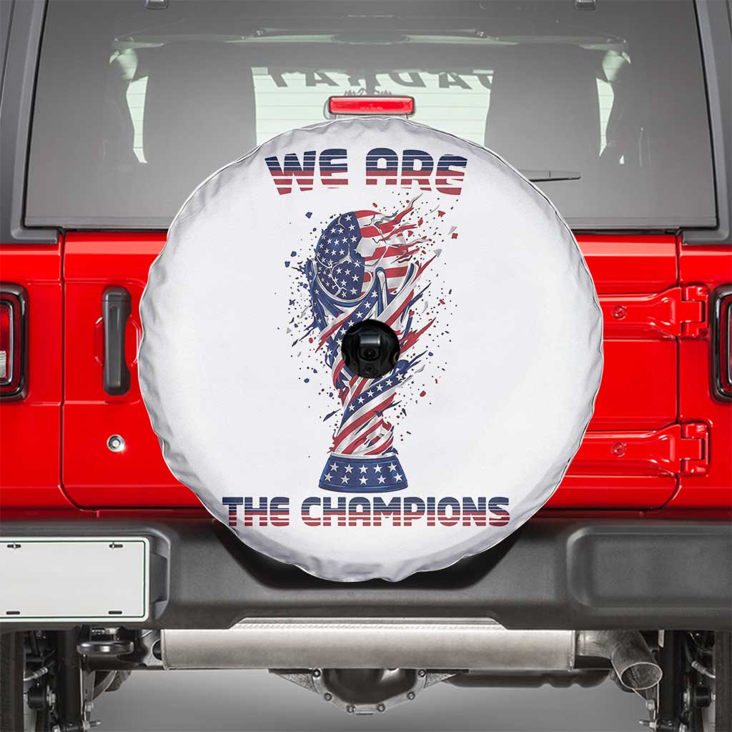 We Are Champions Spare Tire Cover USA Soccer Lover Gift