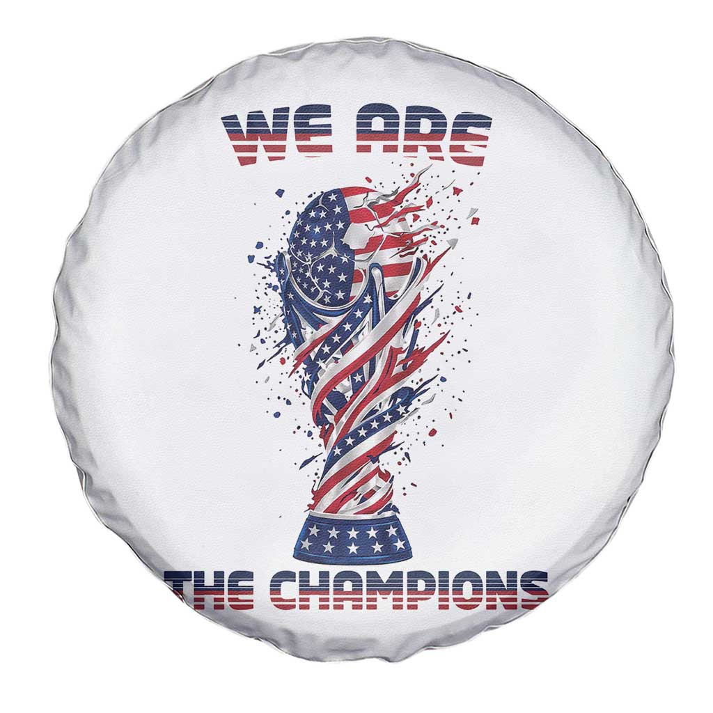 We Are Champions Spare Tire Cover USA Soccer Lover Gift