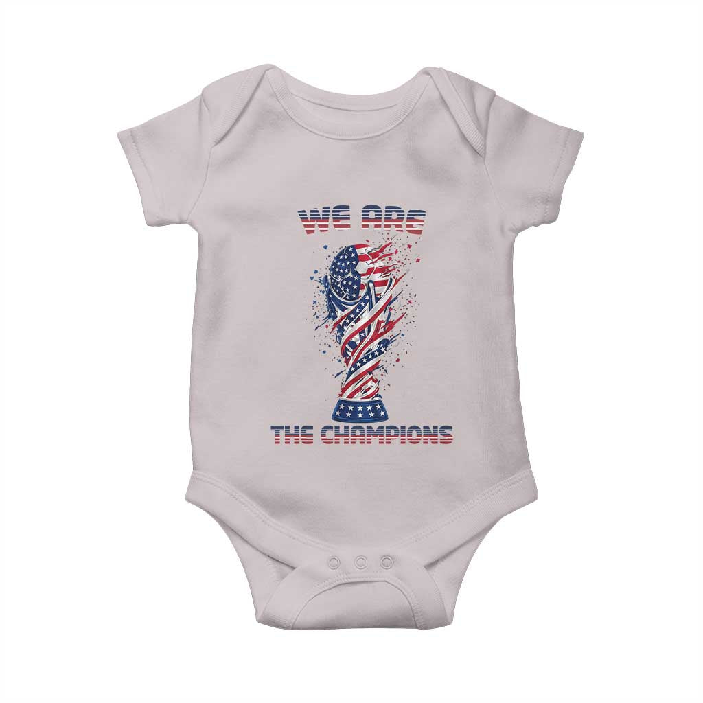 We Are Champions Baby Onesie USA Soccer Lover Gift