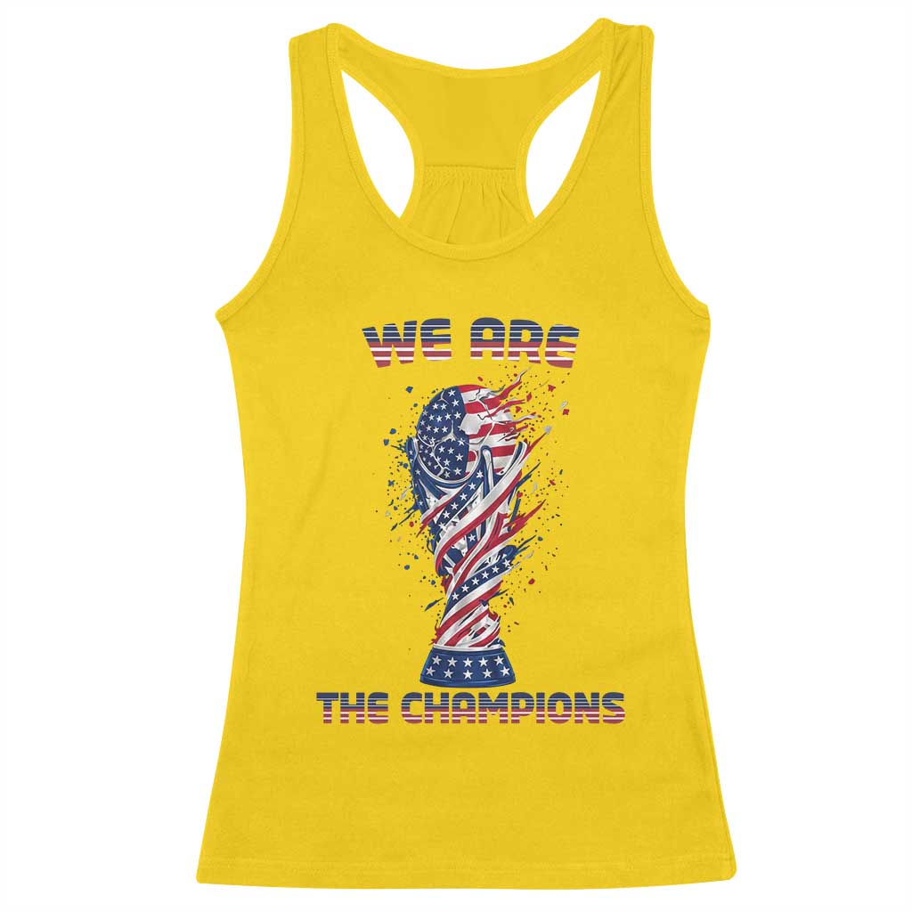 We Are Champions Racerback Tank Top USA Soccer Lover Gift