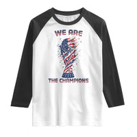 We Are Champions Raglan Shirt USA Soccer Lover Gift