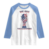We Are Champions Raglan Shirt USA Soccer Lover Gift