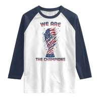 We Are Champions Raglan Shirt USA Soccer Lover Gift
