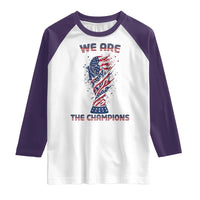 We Are Champions Raglan Shirt USA Soccer Lover Gift