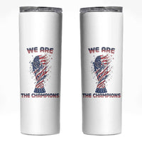 We Are Champions Skinny Tumbler USA Soccer Lover Gift