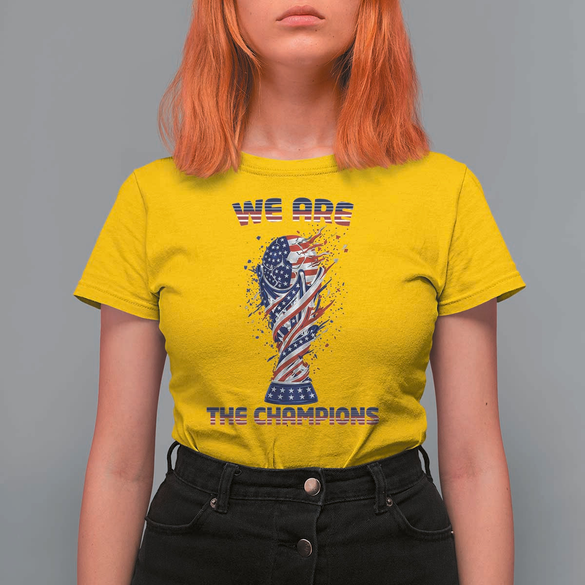 We Are Champions T Shirt For Women USA Soccer Lover Gift