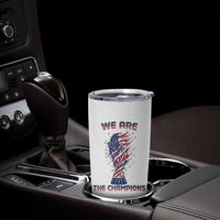 We Are Champions Tumbler Cup USA Soccer Lover Gift