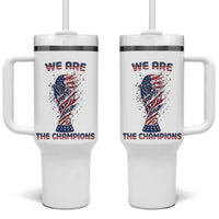 We Are Champions Tumbler With Handle USA Soccer Lover Gift