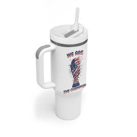 We Are Champions Tumbler With Handle USA Soccer Lover Gift