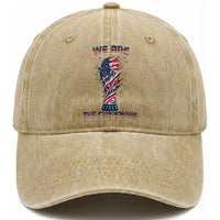 We Are Champions Washed Cotton Baseball Cap USA Soccer Lover Gift