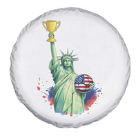Statue Of Liberty Soccer Cup Spare Tire Cover USA Soccer Lover Gift