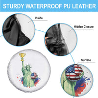 Statue Of Liberty Soccer Cup Spare Tire Cover USA Soccer Lover Gift