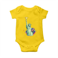 Statue Of Liberty Soccer Cup Baby Onesie USA Soccer Lover Gift