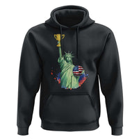 Statue Of Liberty Soccer Cup Hoodie USA Soccer Lover Gift