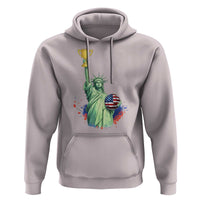 Statue Of Liberty Soccer Cup Hoodie USA Soccer Lover Gift