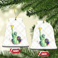 Statue Of Liberty Soccer Cup Ceramic Ornament USA Soccer Lover Gift