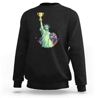 Statue Of Liberty Soccer Cup Sweatshirt USA Soccer Lover Gift