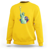 Statue Of Liberty Soccer Cup Sweatshirt USA Soccer Lover Gift