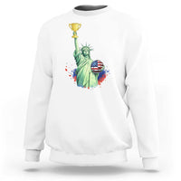 Statue Of Liberty Soccer Cup Sweatshirt USA Soccer Lover Gift