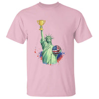 Statue Of Liberty Soccer Cup T Shirt USA Soccer Lover Gift