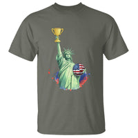 Statue Of Liberty Soccer Cup T Shirt USA Soccer Lover Gift