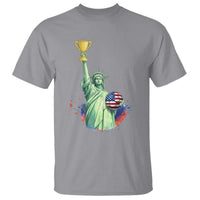 Statue Of Liberty Soccer Cup T Shirt USA Soccer Lover Gift