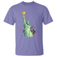 Statue Of Liberty Soccer Cup T Shirt USA Soccer Lover Gift
