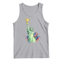Statue Of Liberty Soccer Cup Tank Top USA Soccer Lover Gift