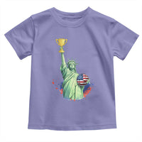 Statue Of Liberty Soccer Cup Toddler T Shirt USA Soccer Lover Gift